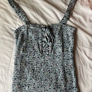 Aeropostale Blue Floral Dress